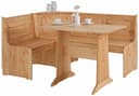 OTTO HOME Essgruppe Sascha Massivholz Eckbank mit Stauraum Beige Bild 2