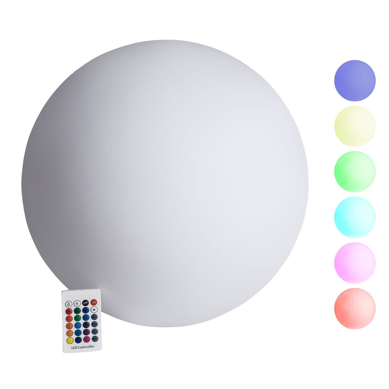 VERDOBA LED Kugelleuchte Innen & Außen mit Akku - Weiß - Bild 2