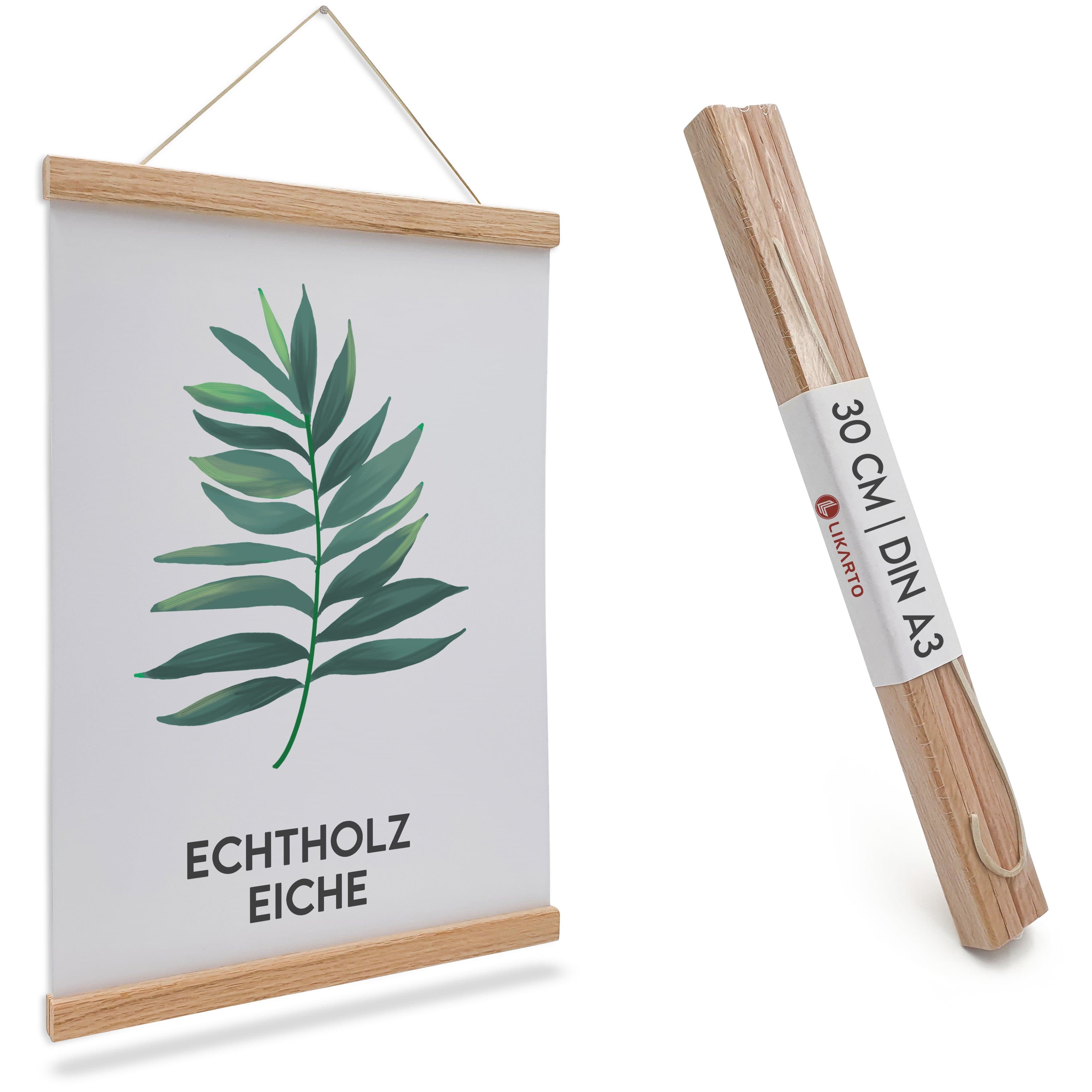 Likarto Premium-Posterleiste Echtholz Magnetische Leisten - Bild 2