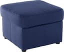 DOMO COLLECTION Polsterhocker Bahia Dunkelblau mit Staufach Bild 2