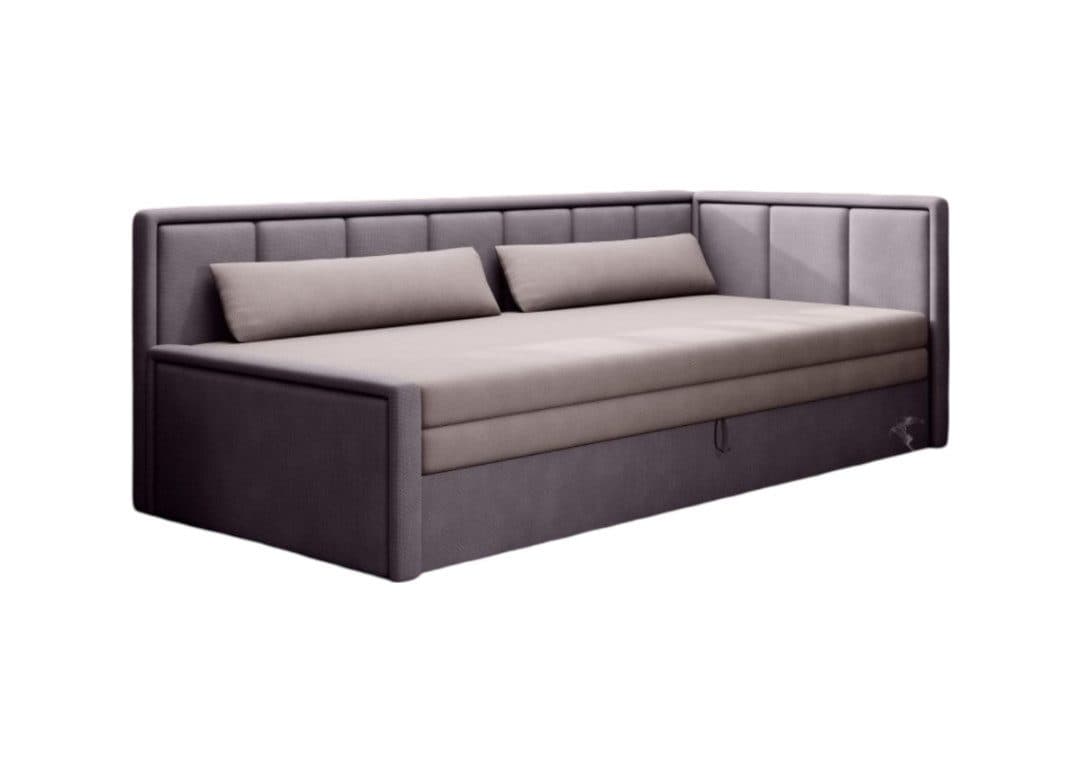 Luxusbetten24 Schlafsofa Fellano Lila mit Schlaffunktion und Stauraum - Bild 2