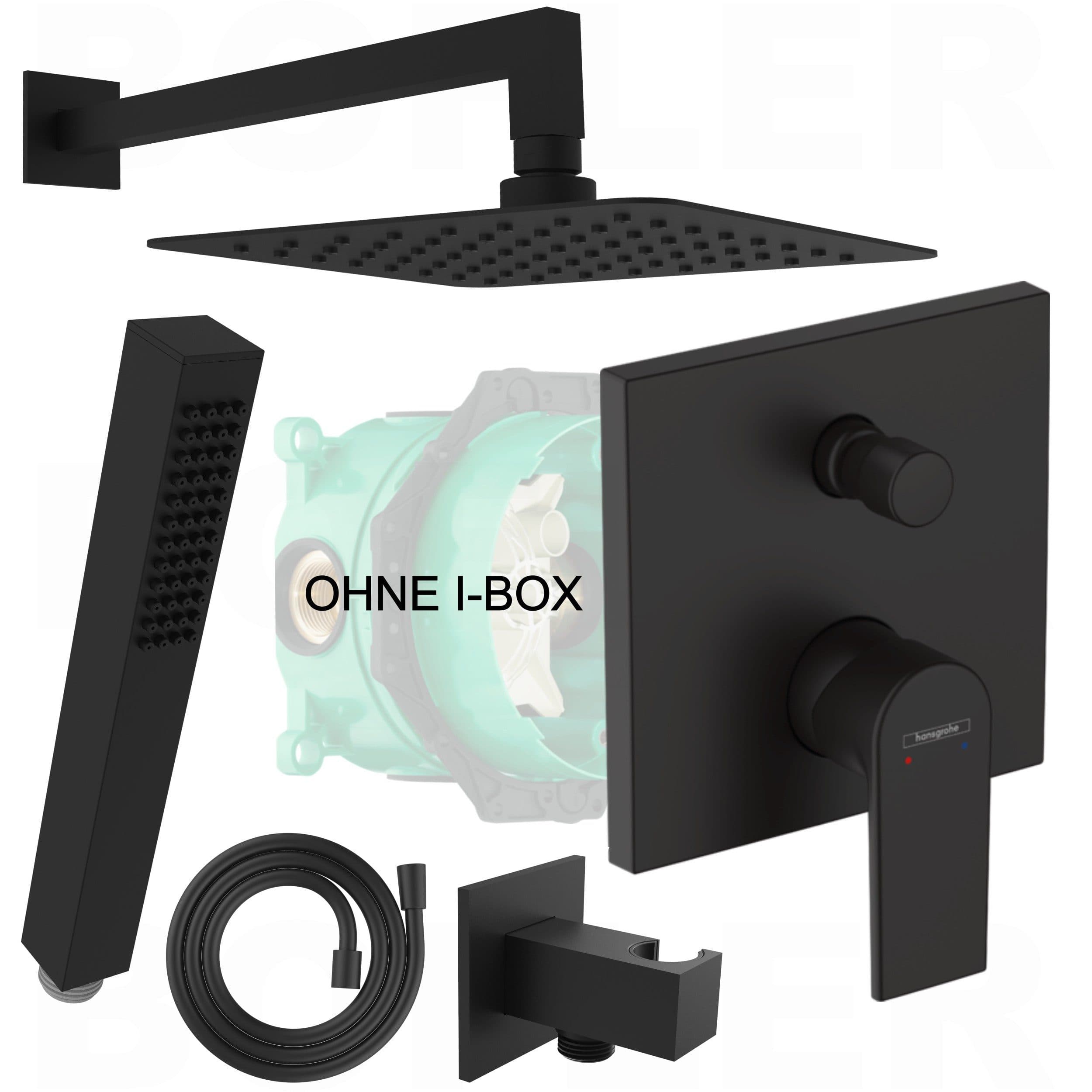 Hansgrohe Vernis Duschsystem Schwarz Matt Inkl. BOFLER Regendusche - Bild 2