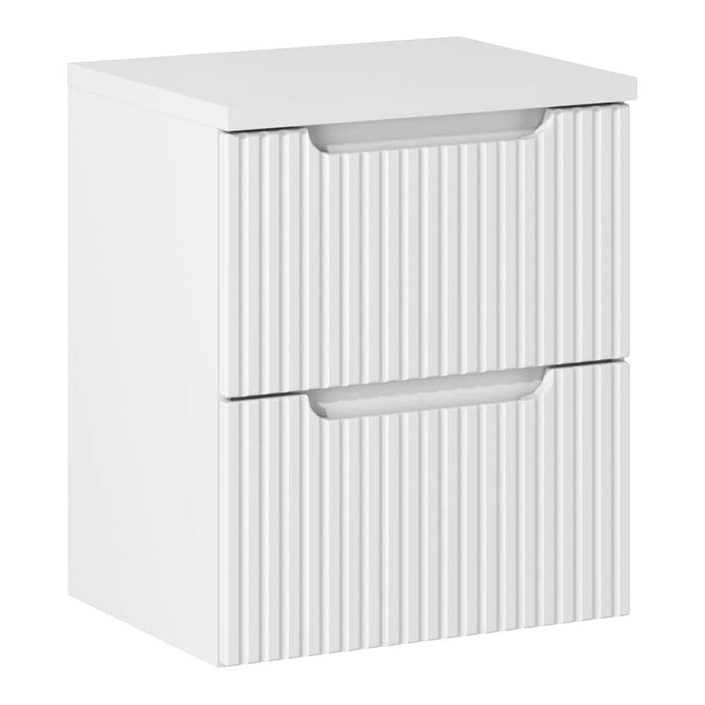 Lomadox Waschbeckenschrank NEWPORT-56-WHITE 50cm Weiß - Bild 2