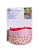 HABA Puppen Fahrradsitz Blumenwiese Rosa bis 38 cm Bild 2