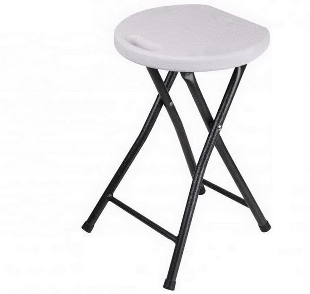 Sunnydays Klapphocker mit Tragegriff Grau/Weiß - Bild 2