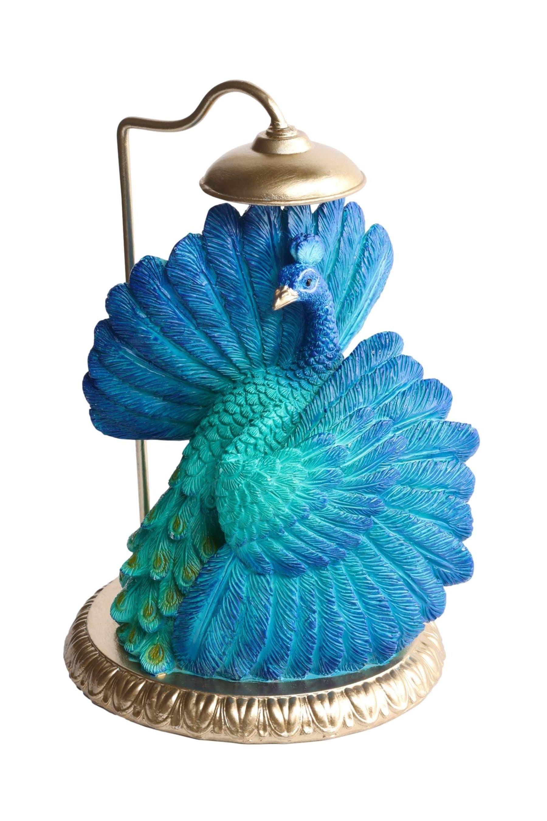 Next Dekoobjekt Badezimmer-Deko Pfau Dusche Blau - Bild 2