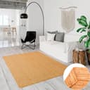 OTTO HOME Teppich Bjarka Beige Jute Handgewebt Uni Bild 2
