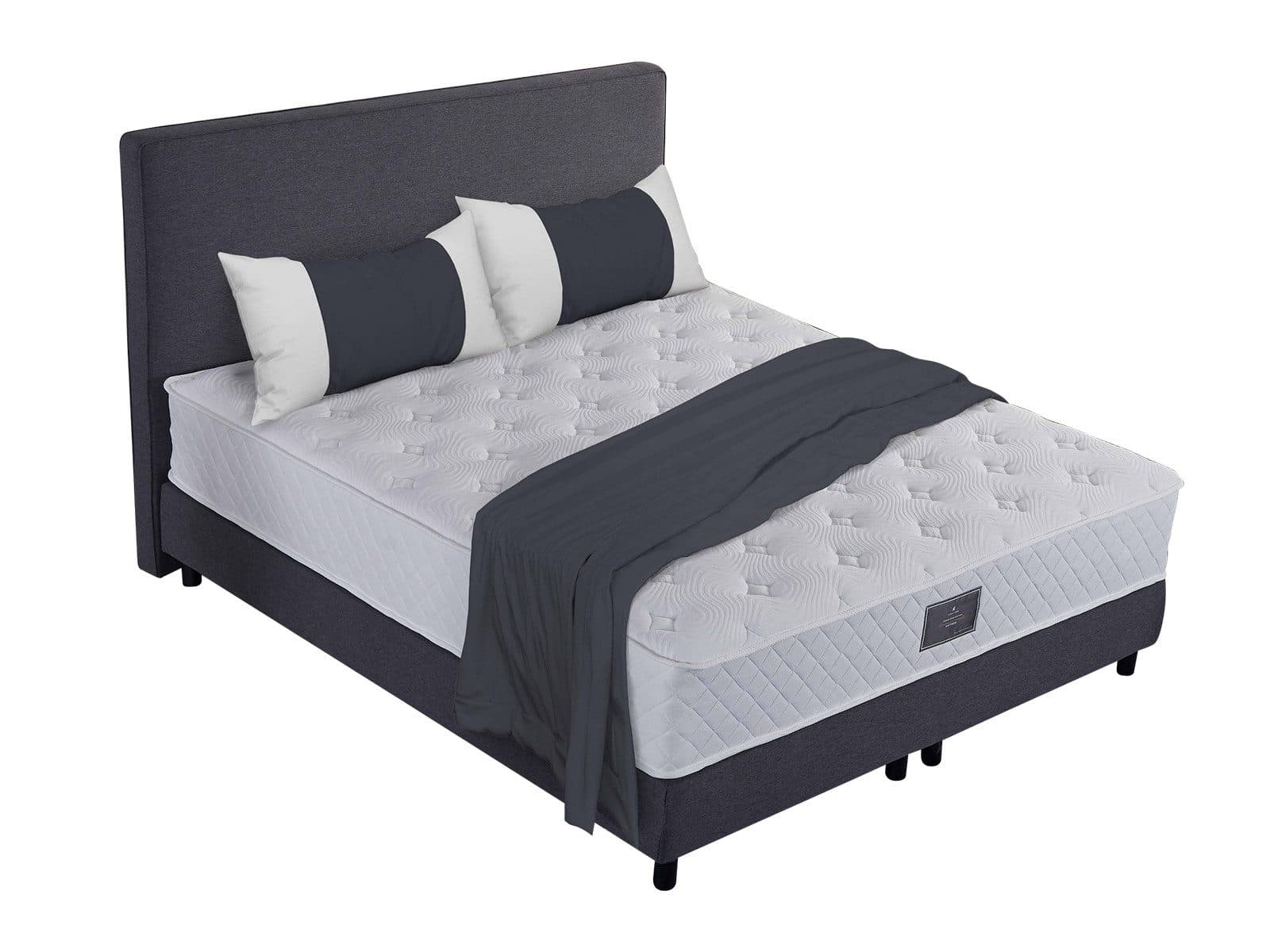 V6 Boxspringbett Modell 208-25 mit Taschenfederkernmatratze 25 cm - Bild 2
