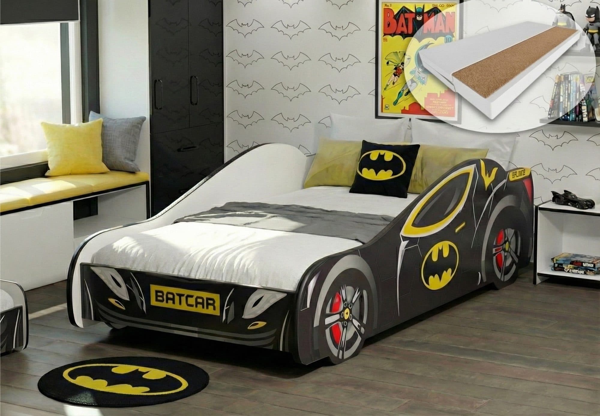 Kids Collective Autobett mit Matratze & Lattenrost - Bild 2