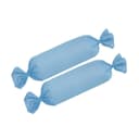 TRAUMSCHLAF Kissenbezüge Edel-Linon 2-er Pack Blau mit Reißverschluss Bild 2