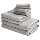 ROSS Handtuch Set Selection Frottee 8-tlg. Grau Bio-Baumwolle Bild 2