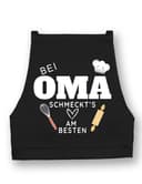 Youth Designz Grillschürze Damen Schürze "Bei Oma schmeckt es am Besten" Print Kochschürze Bild 2