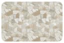 OnlyWow Badematte Mosaik Beige Rutschfest Polyester Bild 2