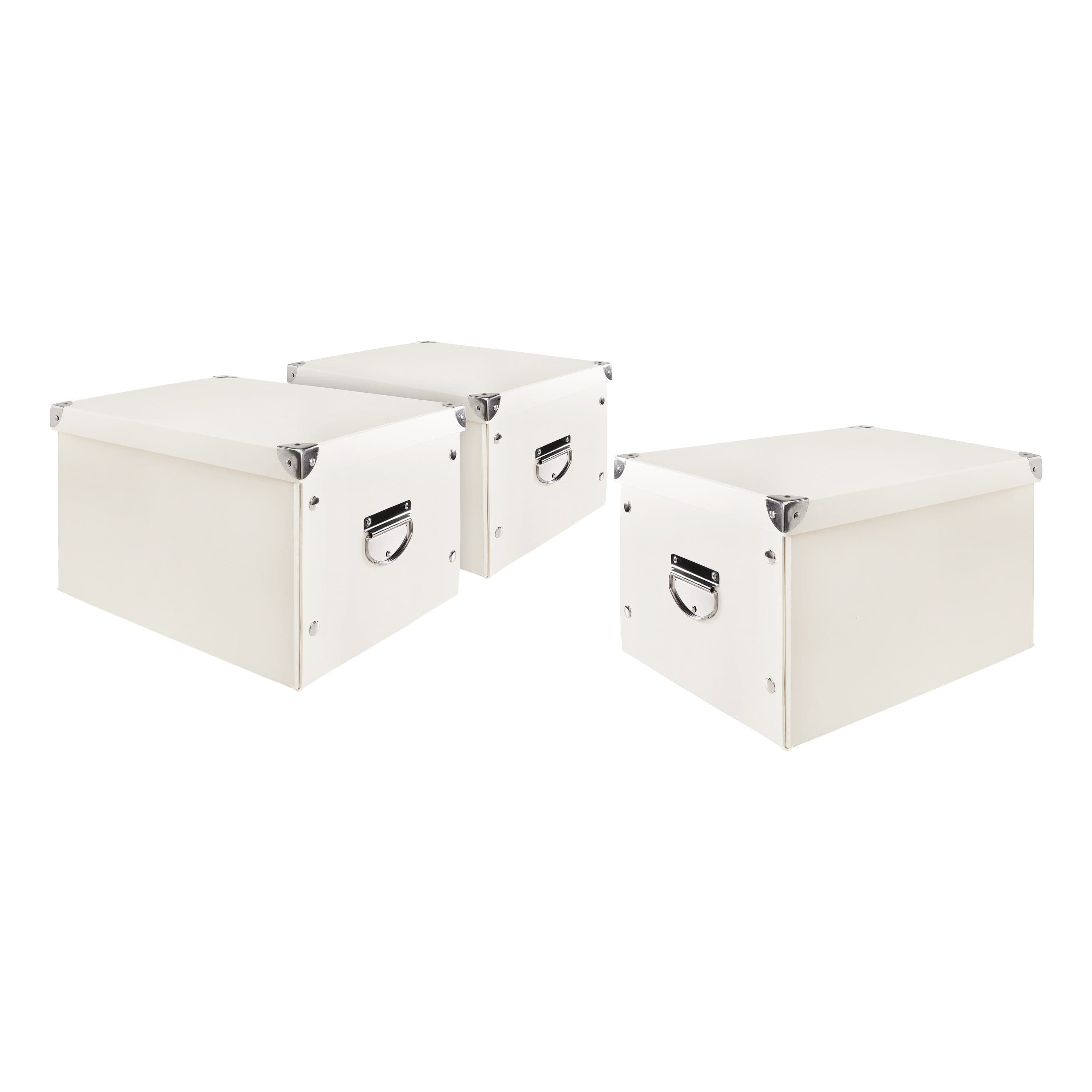 VBS Aufbewahrungsbox mit Deckel Faltbar 3er Set Kreativ