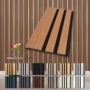 Hexim Wandpaneel Mila Akustikpaneel Holz Teak Braun Bild 2