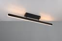 MY HOME LED Deckenleuchte Spedino Schwarz Matt Fernbedienung Dimmbar Bild 2