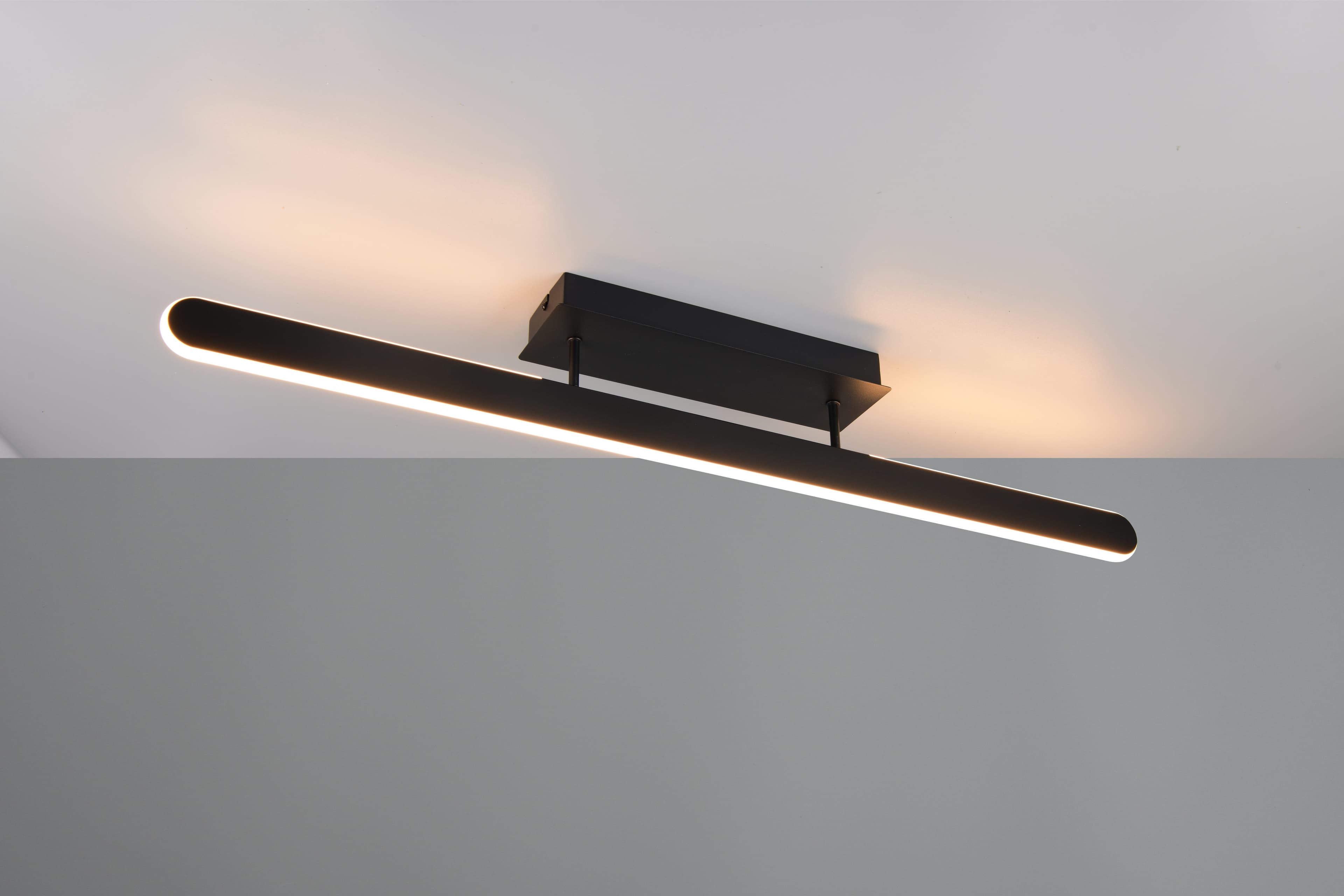 MY HOME LED Deckenleuchte Spedino Schwarz Matt Fernbedienung Dimmbar - Bild 2