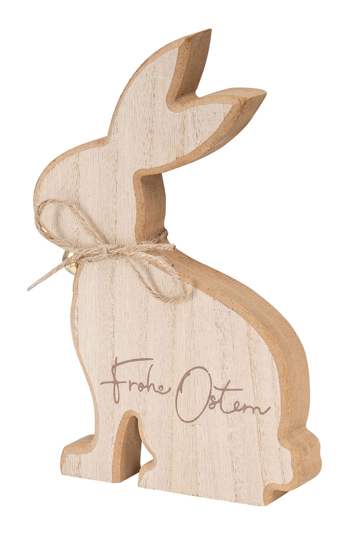 Levandeo Osterhase MDF Holz Natur Figur - Bild 2