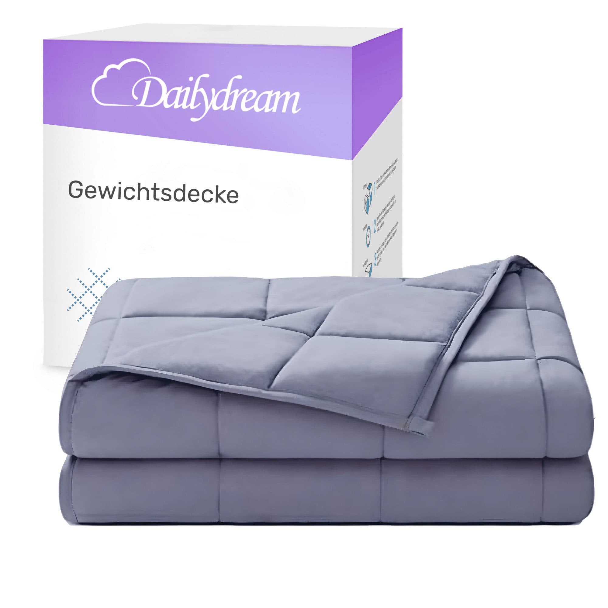 Dailydream Gewichtsdecke Grau Therapiedecke Anti Stress - Bild 2