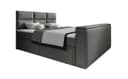 Luxusbetten24 Boxspringbett Citaro Grau mit TV Lift und Schubladen Bild 2