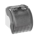 relaxdays Toilettenpapierhalter mit Ablage Grau/Weiß Bild 2
