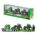 SIEPER Modelltraktor siku LKW Transporter mit John Deere Traktoren 1:87 Grün Bild 2