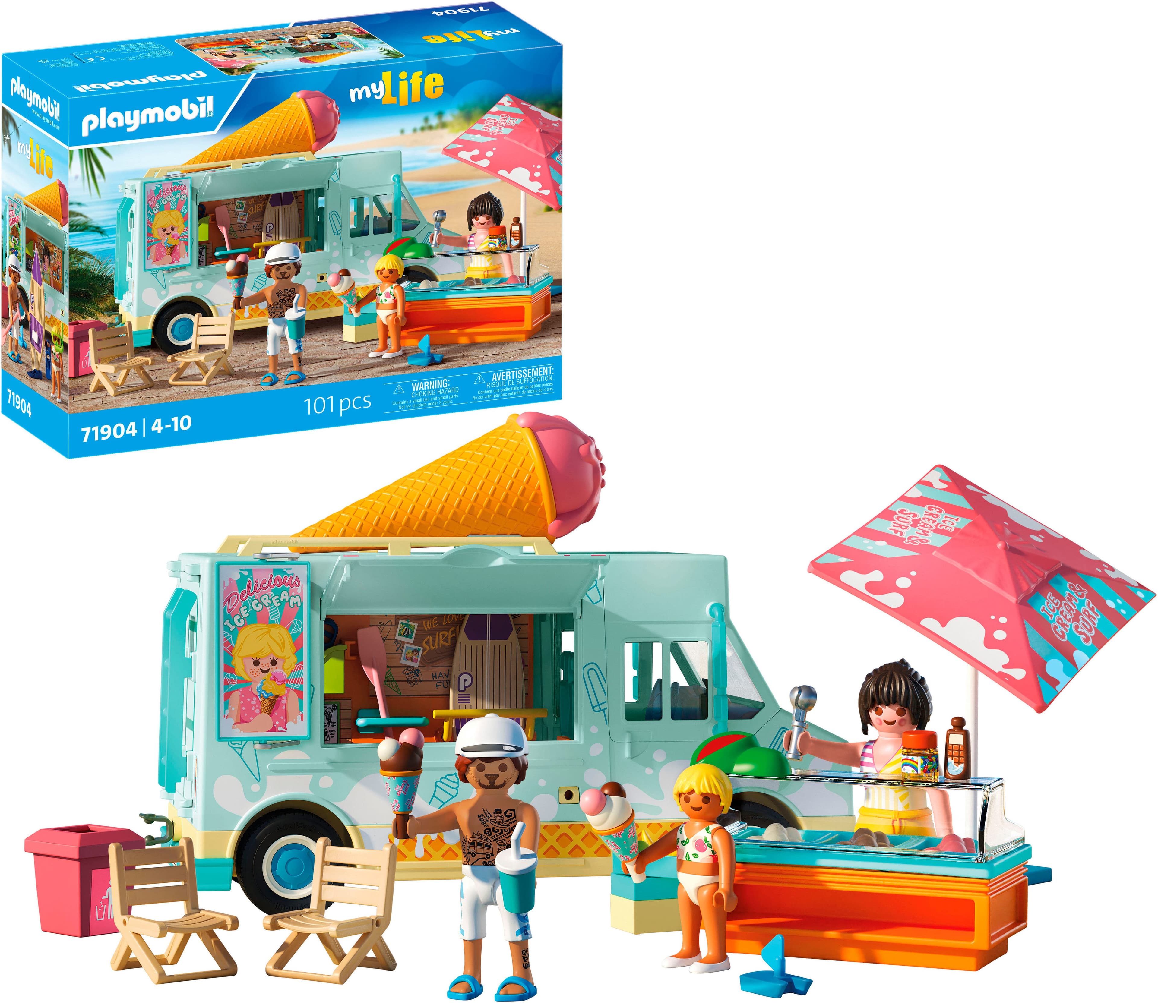PLAYMOBIL Ice Cream Truck mit Surfshop 71904 Bunt Retro - Bild 2