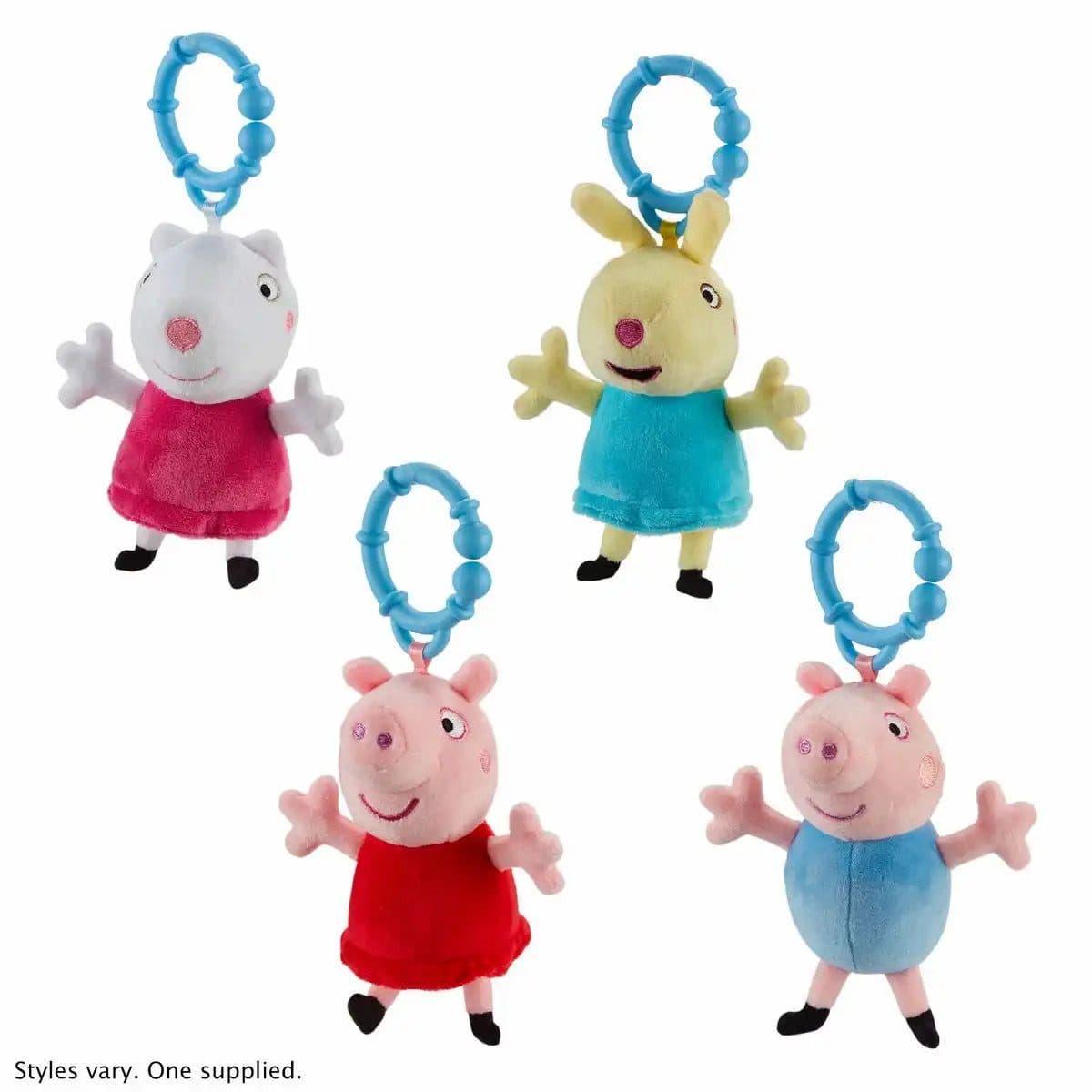 Peppa Pig Plüsch-Clip-On Kuscheltier 4-fach sortiert