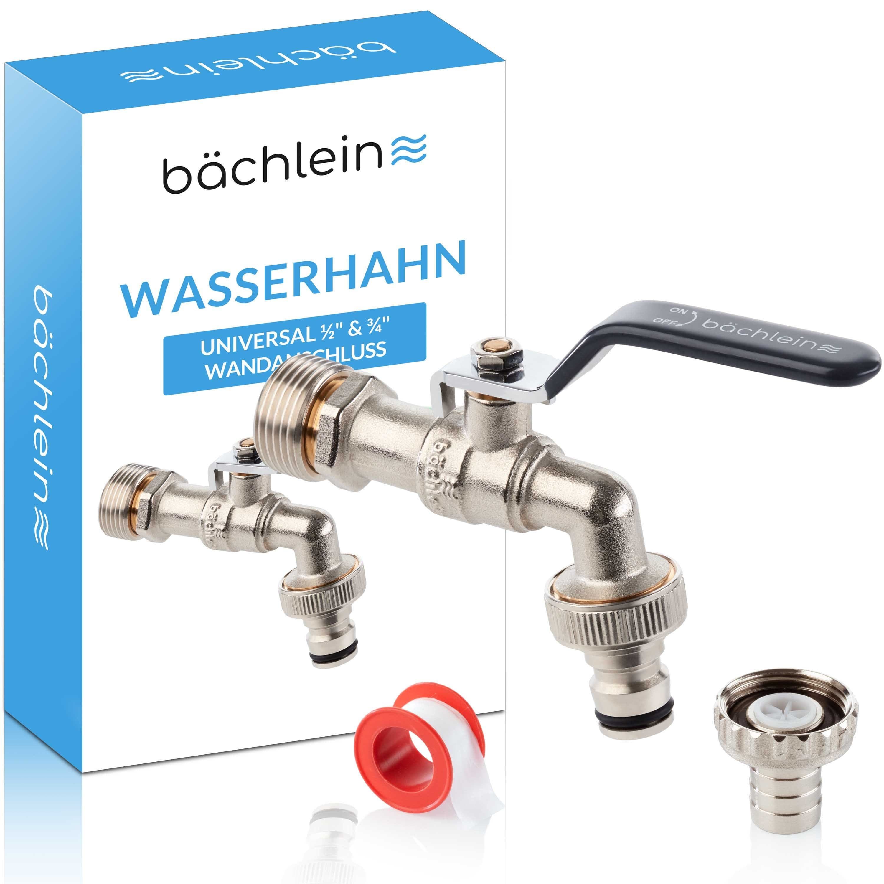Bächlein Absperrventil Wasserhahn Garten Anthrazit mit Adapter - Bild 2