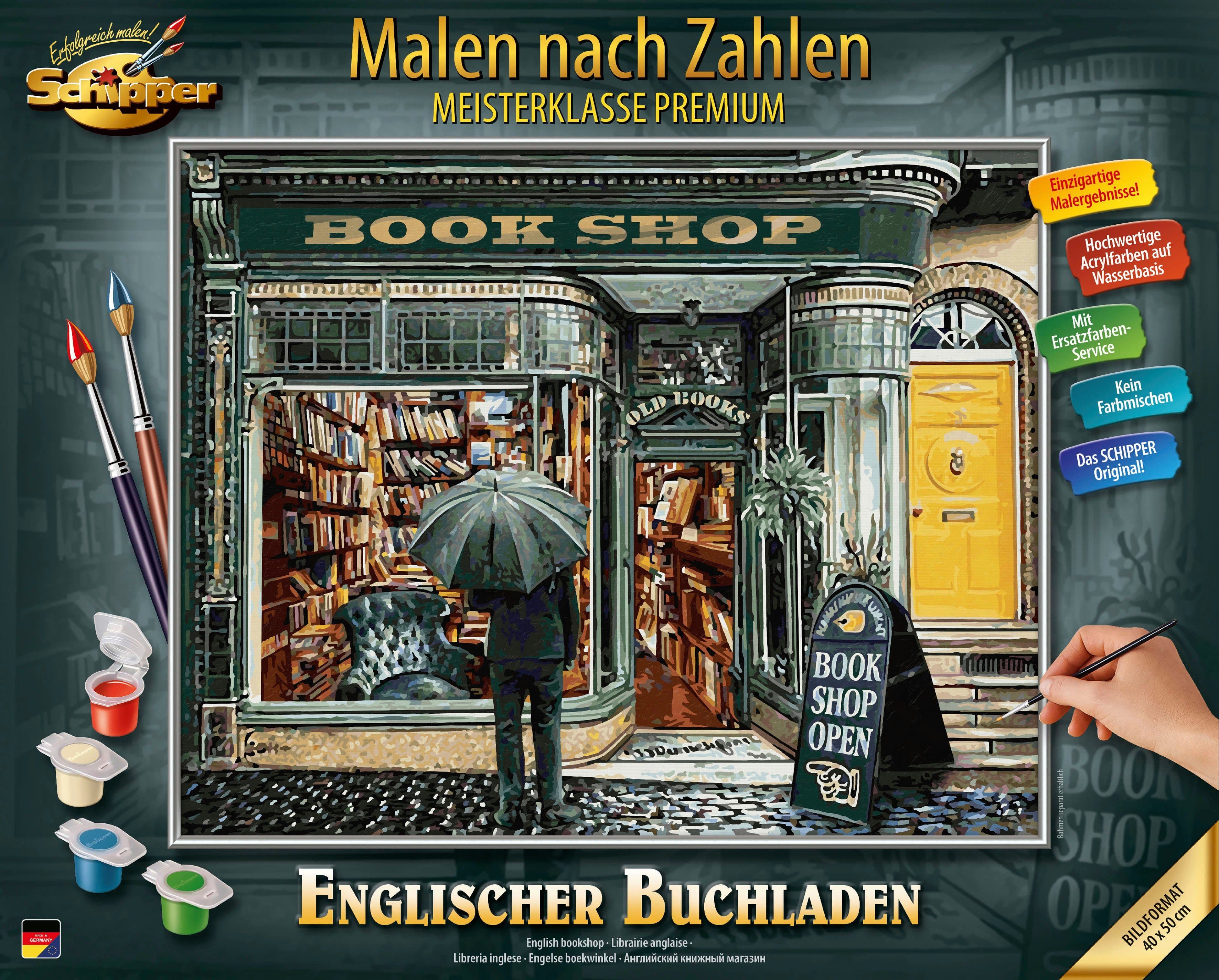 Schipper Malen nach Zahlen Meisterklasse Premium Englischer Buchladen Bunt - Bild 2