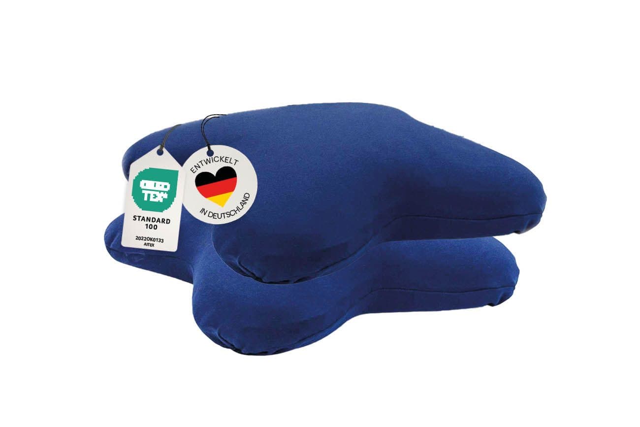 casimum Kissenbezug Blau Jersey Doppelpack 56x48 cm - Bild 2