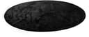 HOMIE LIVING Teppich Lago Schwarz Rund Polyester Kurzflor Bild 2