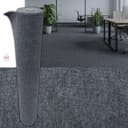 IKHEMalarka Selbstklebender Teppichboden 6 m² Dunkelgrau Bild 2