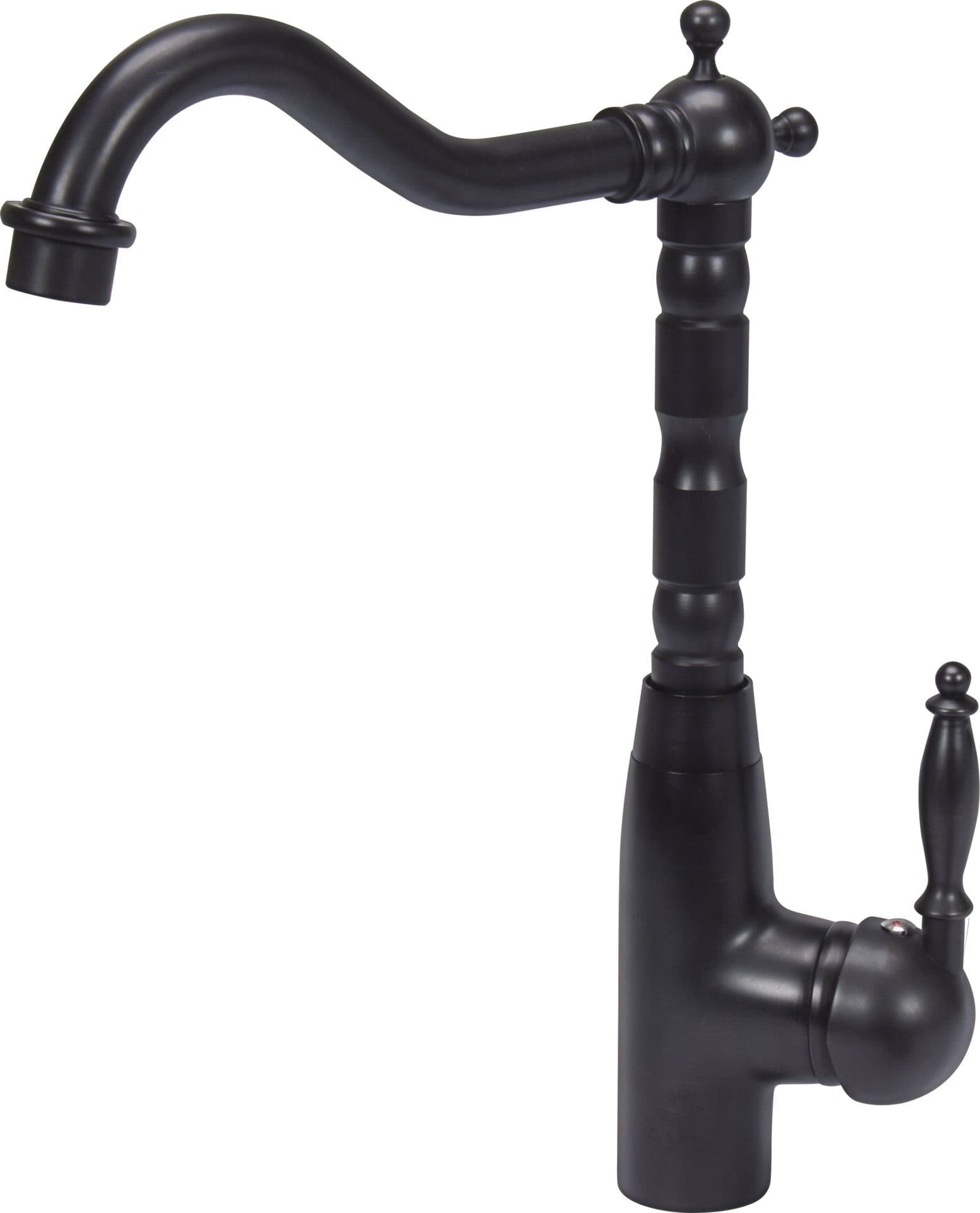 TRIZERATOP Küchenarmatur RETRO BLACK Retro Einhebelmischer Messing - Bild 2