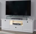 trendteam Lowboard Baxter Weiß Landhausstil TV-Schrank Bild 2