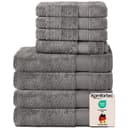 Komfortec Handtuch Set 8-tlg. Baumwolle Frottee Bild 2
