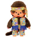 Monchhichi Plüschfigur Hippie Junge mit Kopfband 20 cm Bild 2