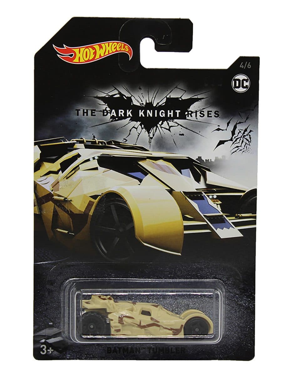 Hot Wheels Spielzeug-Auto Batman Batmobil Tumbler Schwarz 1:64