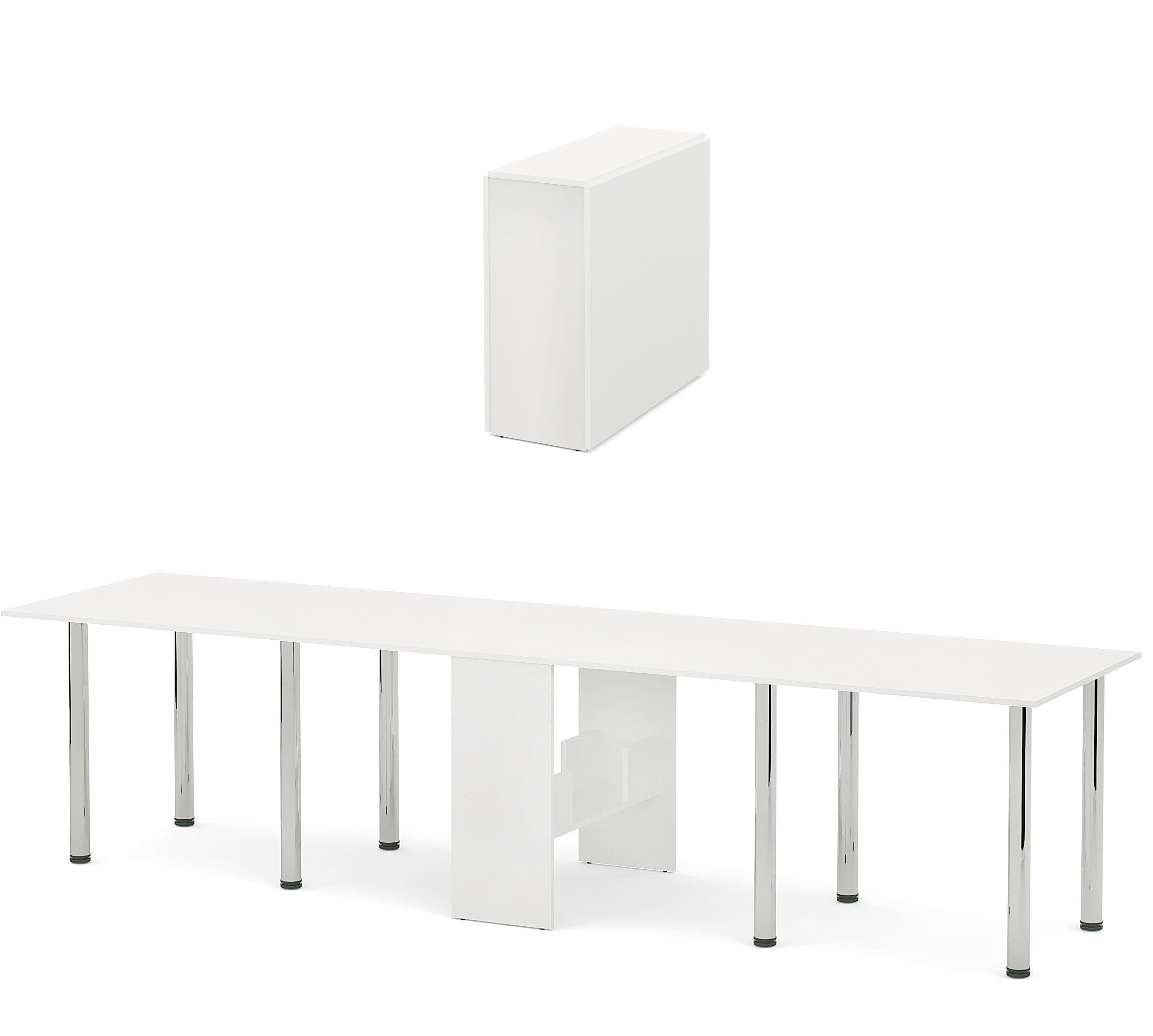 Rodnik Esstisch XXL Klappbar Weiß Verlängerbar bis 310 cm - Bild 2