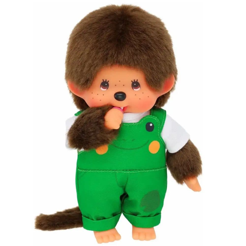 Monchhichi Fashion Plüschfigur Junge Frosch Latzhose 19 cm - Bild 2