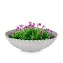 matches21 HOME & HOBBY Grau Marmorierte Pflanzschale 22 cm Wetterfest Bild 2