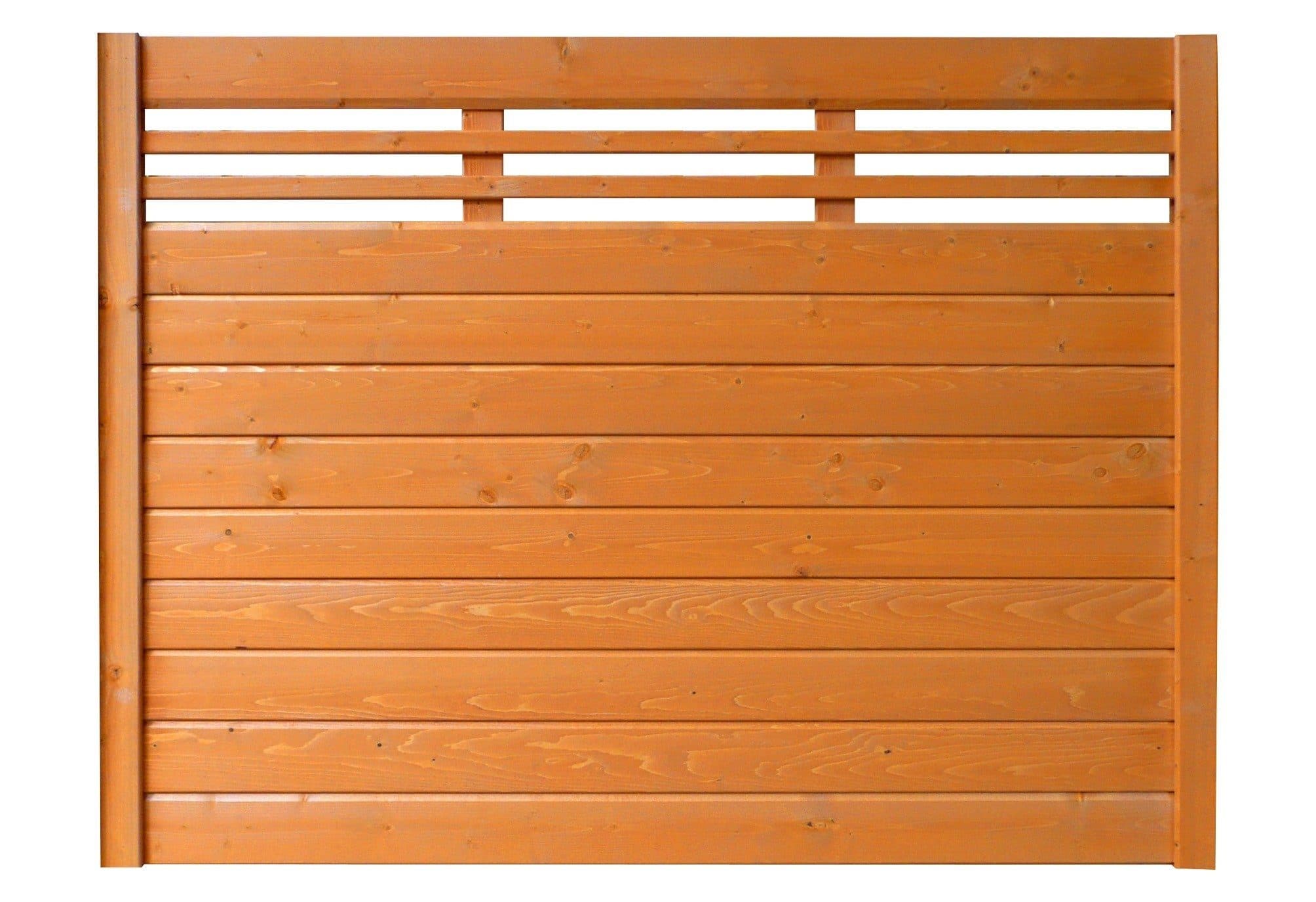 BM MASSIVHOLZ Sichtschutzelement EA5Y-F1X 2 Braun Kirschbaumfarben - Bild 2