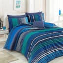 TRAUMSCHLAF Bettwäsche Marley Renforcé 2-teilig Blau Baumwolle Bild 2