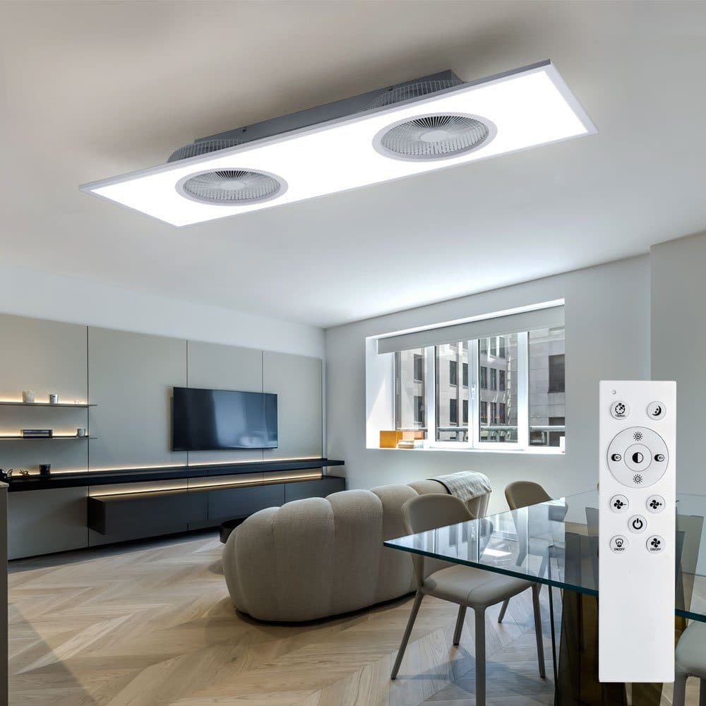 JUST LIGHT Deckenventilator mit LED dimmbar Fernbedienung CCT - Bild 2