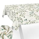 ANRO Tischdecke Blumen Pflanzen Wasserabweisend 140/170cm Bild 2