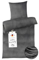 Carpe Sonno Bettwäsche Cashmere Touch Anthrazit 2-teilig Fleece Bild 2