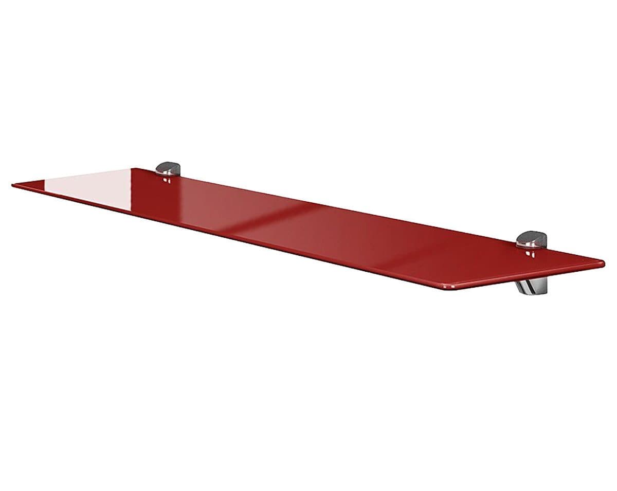 einfachgutemoebel Glasregal ESG rot 80cm Wandregal - Bild 2