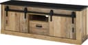Home affaire Lowboard SHERWOOD Holz Dekor Scheunentorbeschlag Bild 2