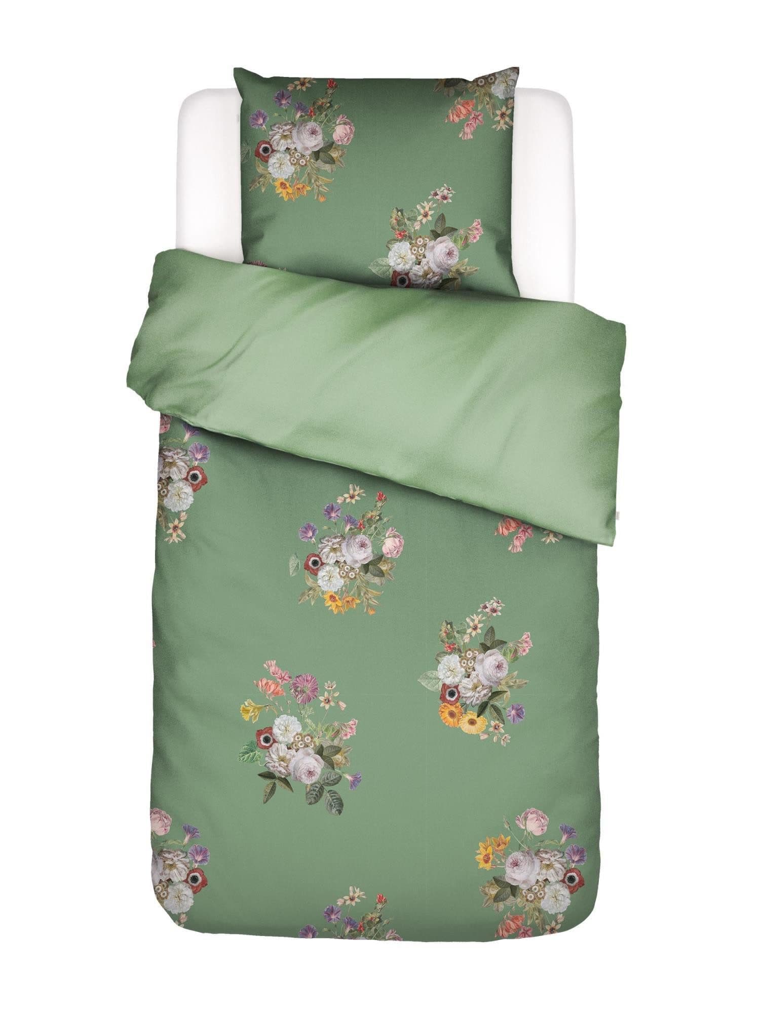 Essenza Bettwäsche Laurine Satin 2-tlg. Grün Floral - Bild 2