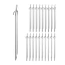 relaxdays Bodenanker Zeltheringe 20er Set Silber Stahl Bild 2